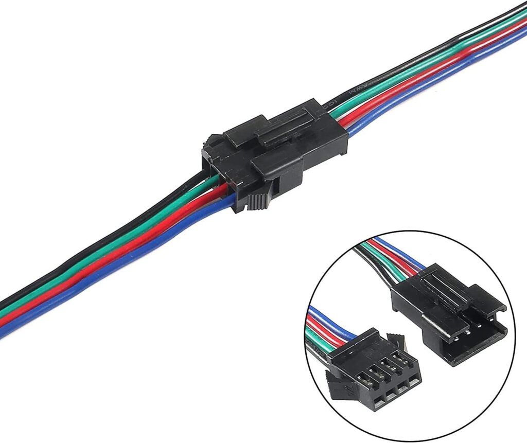 Conector Sm Pines Con Cable Awg M H Pack Unidades Emove