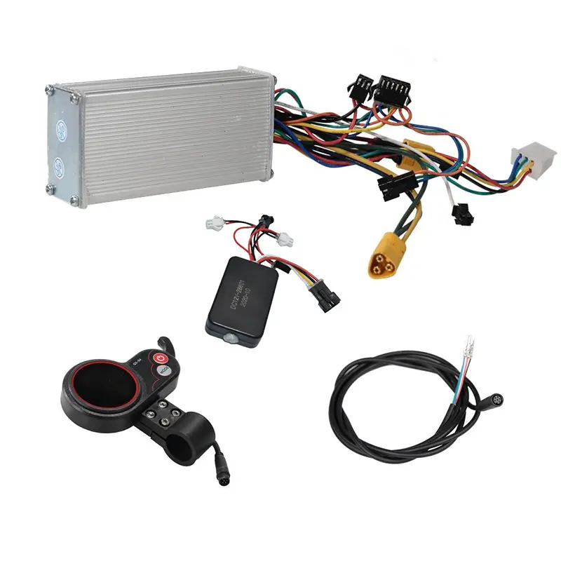 Llave remota de sistema de alarma para patinete eléctrico, pieza de 48v,  52V, 60V - AliExpress
