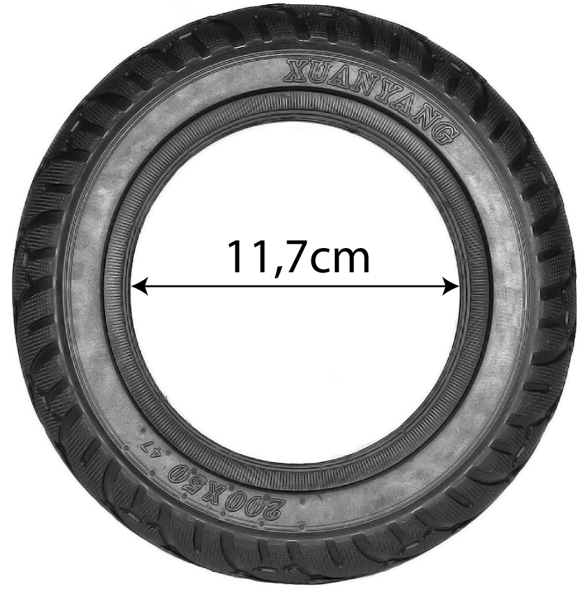 Rueda Maciza 200×50 [RISINGSUN] - RuedaQrueda