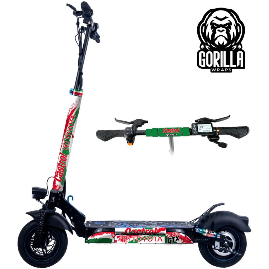 Vinilo para Smartgyro Rockway, Speedway y Crossover - Castrol [Gorilla]