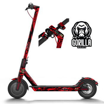 Vinilo para Xiaomi M365, 1S, PRO, PRO 2, MI3  KTM - Rojo - Completo 20 pegatinas