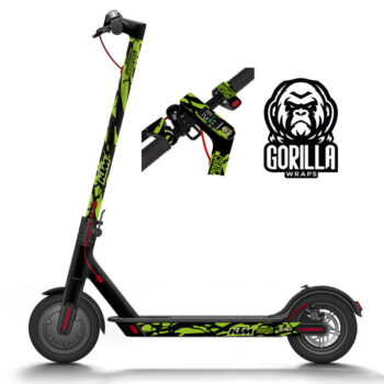 Vinilo para Xiaomi M365, 1S, PRO, PRO 2, MI3  KTM - Verde - Económico 6 pegatinas