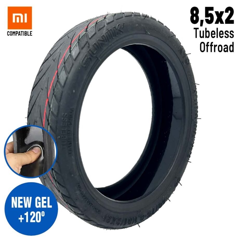 Neumático 50/75-6.1 (8,5x2) Cityroad Tubeless (Con gel antipinchazos) [Suniik]