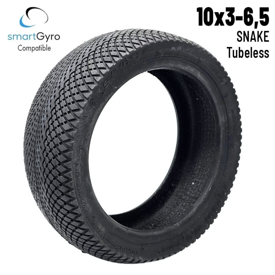 Rueda 10x3,0-6,5 (SNAKE) Tubeless - Compatible con Smartgyro