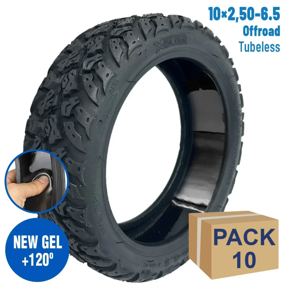 Neumático 50/75-6.1(8,5x2) Offroad Tubeless (Con gel antipinchazos) [Xuancheng] - 10 unidades