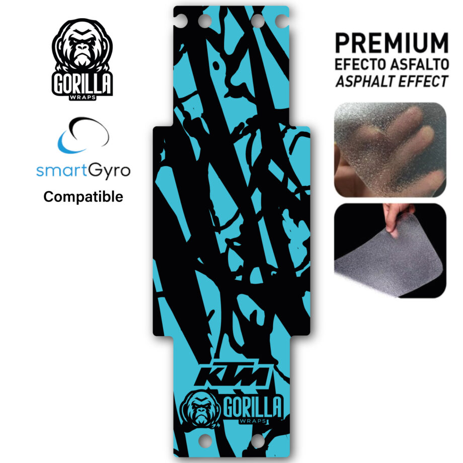 Base antideslizante para Smartgyro Rockway, Crossover y Speedway - Azul turquesa [Gorilla]