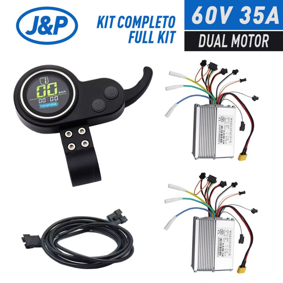 Kit Display + Controladora delantera y trasera – 60V 35A [JP]