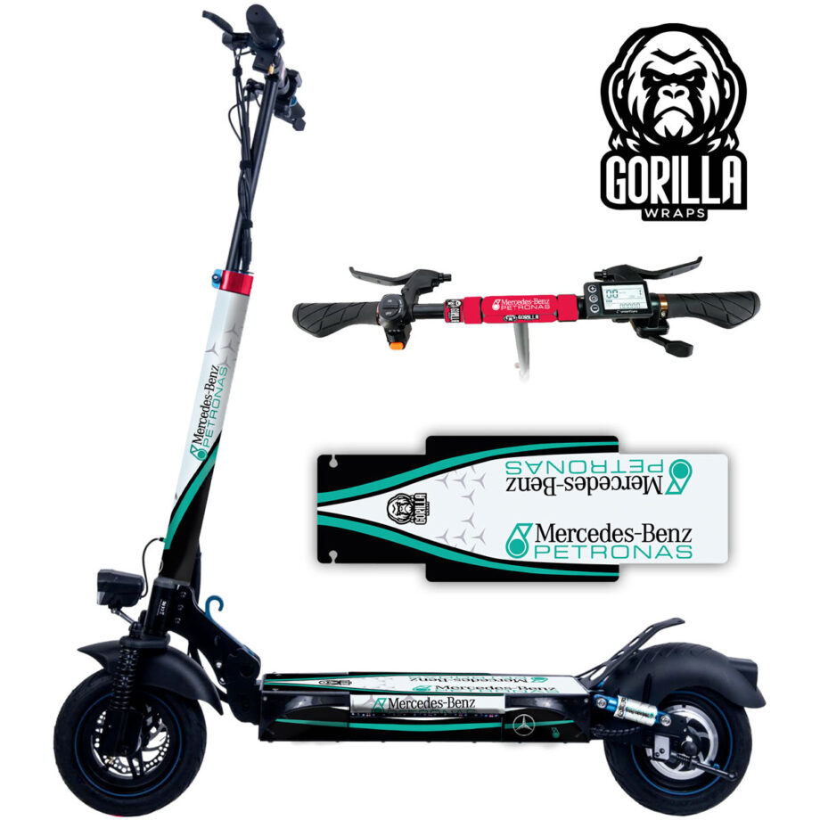 Vinilo + base antideslizante para Smartgyro Rockway, Speedway y Crossover - Petronas [Gorilla]