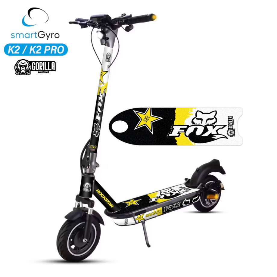 Vinilo con base antideslizante para Smartgyro K2 - Fox&Rockstar [Gorilla]