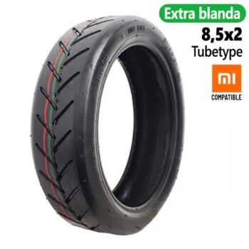 Rueda Cubierta 8,5x2-6,1 tubetype - (Goma blanda)