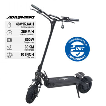 Patinete Adasmart X 800W 15,6 Ah EVE