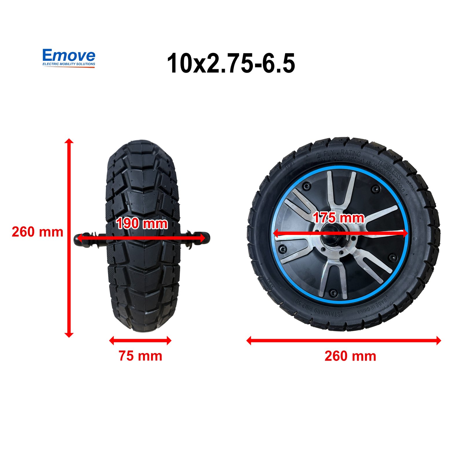 Motor delantero para Smartgyro Crossover Dual Max 2 - RuedaQrueda