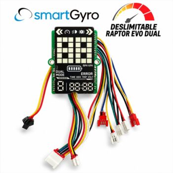 Display SmartGyro Raptor EVO Dual deslimitado 40 km/h