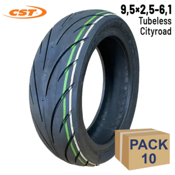 Rueda Cubierta 9,5x2,5-6,1 Tubeless [CST] - 10 unidades