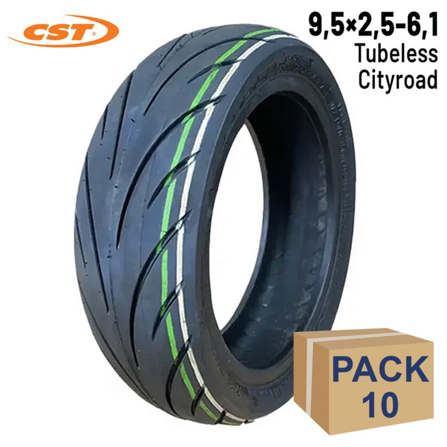 Rueda Cubierta 9,5x2,5-6,1 Tubeless [CST] - 10 unidades