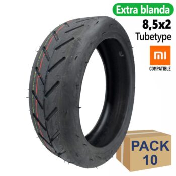 Rueda Cubierta 8,5x2-6,1 tubetype - 10 unidades