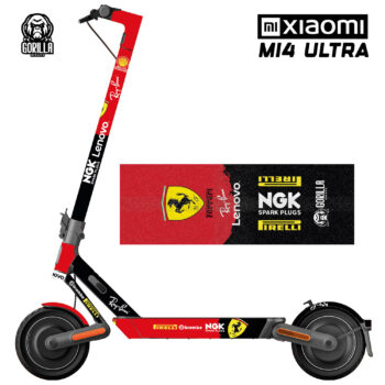 Vinilo Ferrari con base antideslizante para Xiaomi MI4 ULTRA