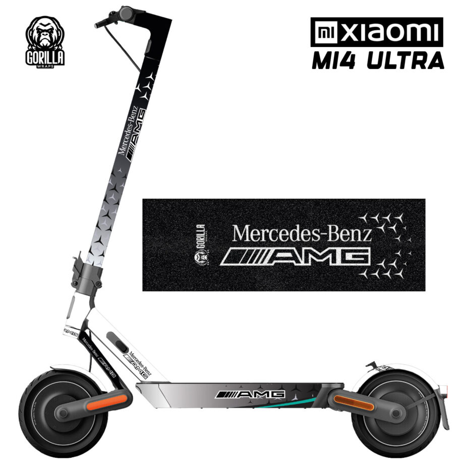 Vinilo Mercedes Benz AMG con base antideslizante para Xiaomi MI4 ULTRA