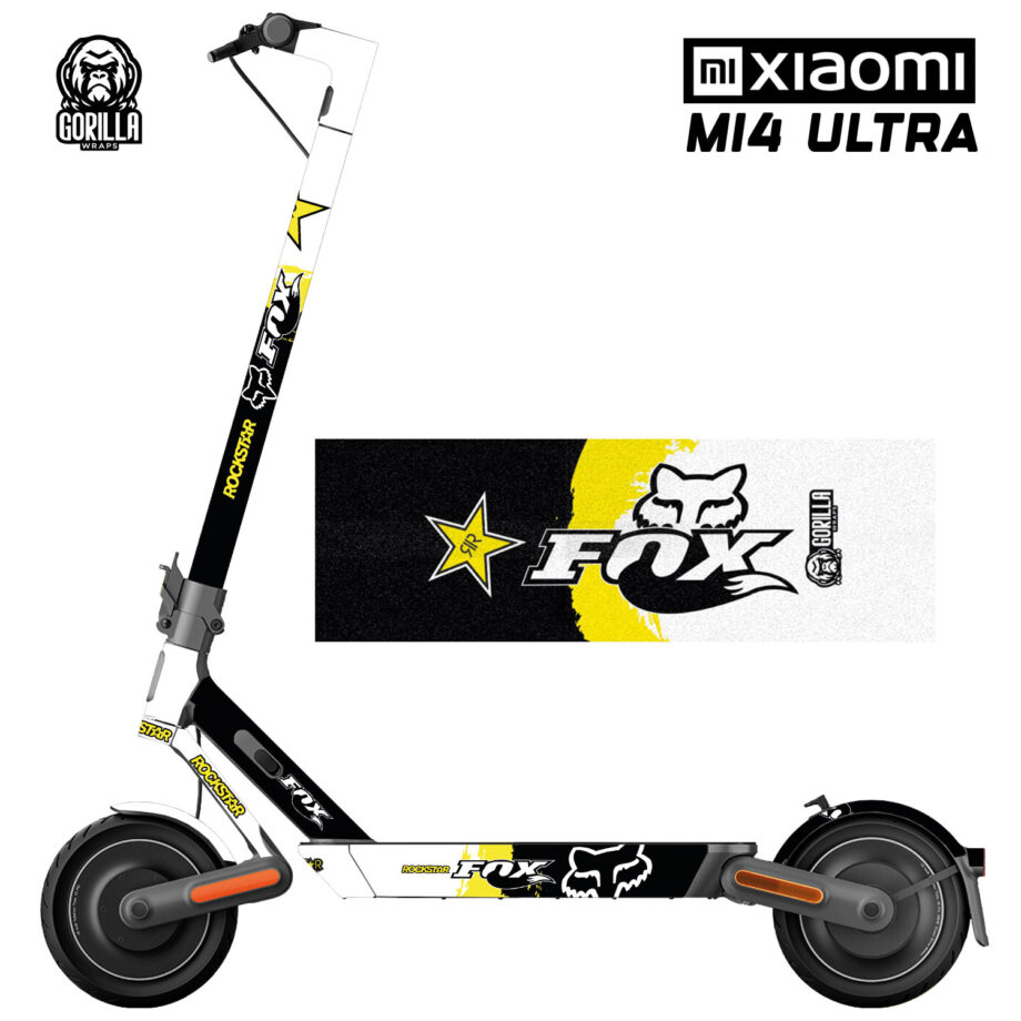 Vinilo Fox Rockstar con base antideslizante para Xiaomi MI4 ULTRA