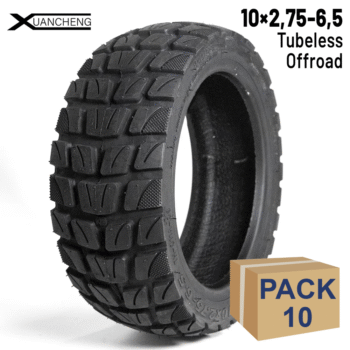 Rueda Cubierta todoterreno 10x2,75-6,5 (Tubeless) [Xuancheng] - 10 unidades