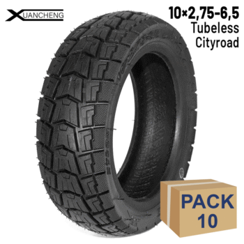 Rueda cubierta semi-todoterreno 10x2,75-6,5 Tubeless [Xuancheng] - 10 unidades