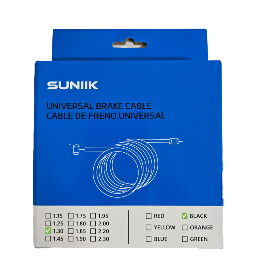 Cable de Freno Genérico 1.3 metros (Negro)