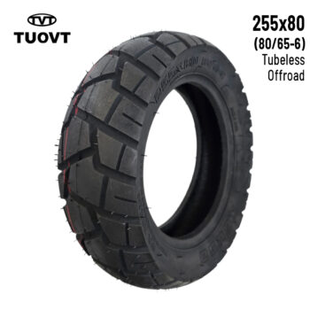 Rueda Cubierta offroad 10x3-6 (255x80) 80/65-6 Tubeless [Tuovt]