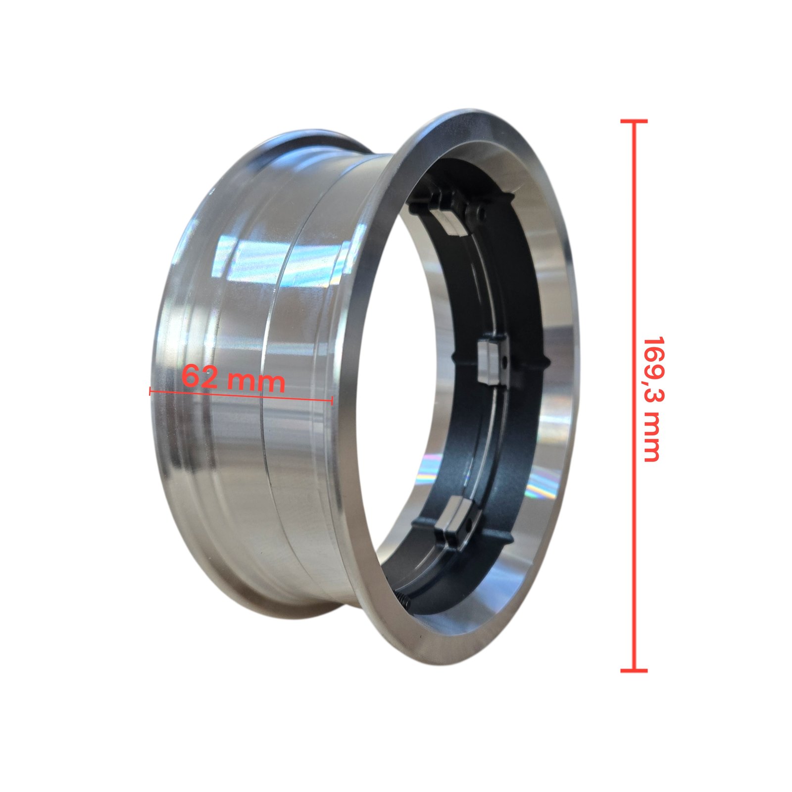 Llanta de motor de 6.1″ y bisel de 52mm para Dualtron Mini - RuedaQrueda