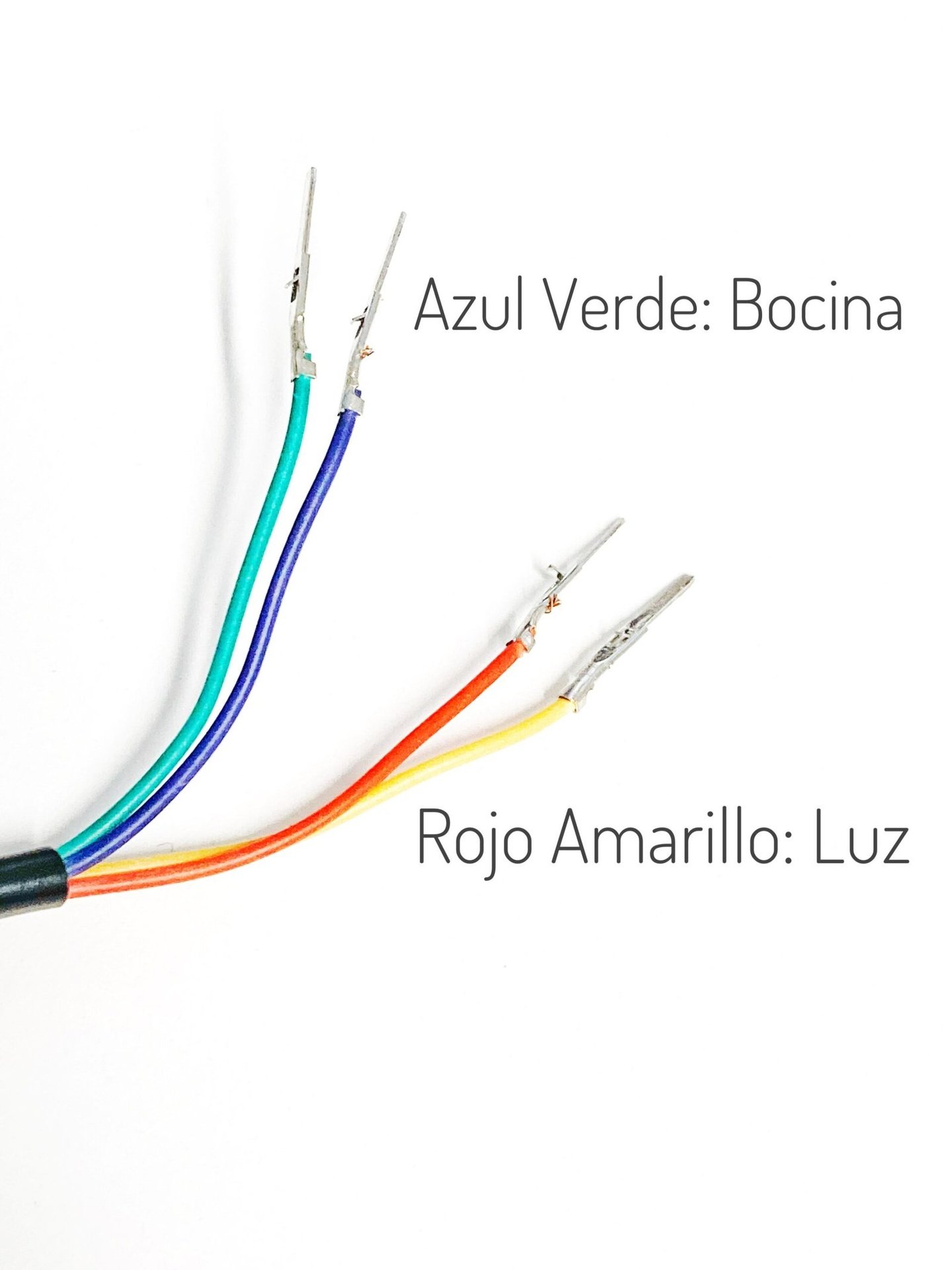 Botonera para luz y bocina (Conector SM incluido) - RuedaQrueda