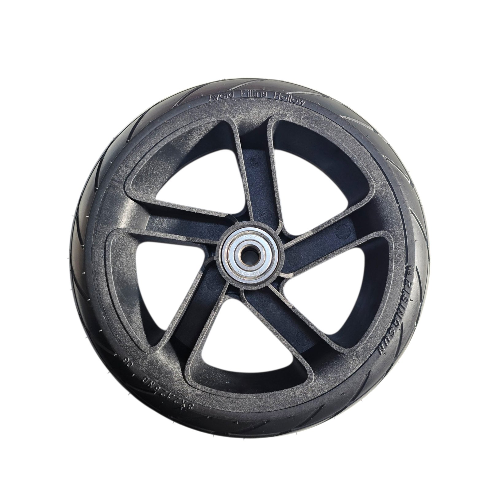 Ninebot Scooter ES2/ES1 Neumático sólido trasero con accesorios de piezas de repuesto de cubo - RuedaQrueda