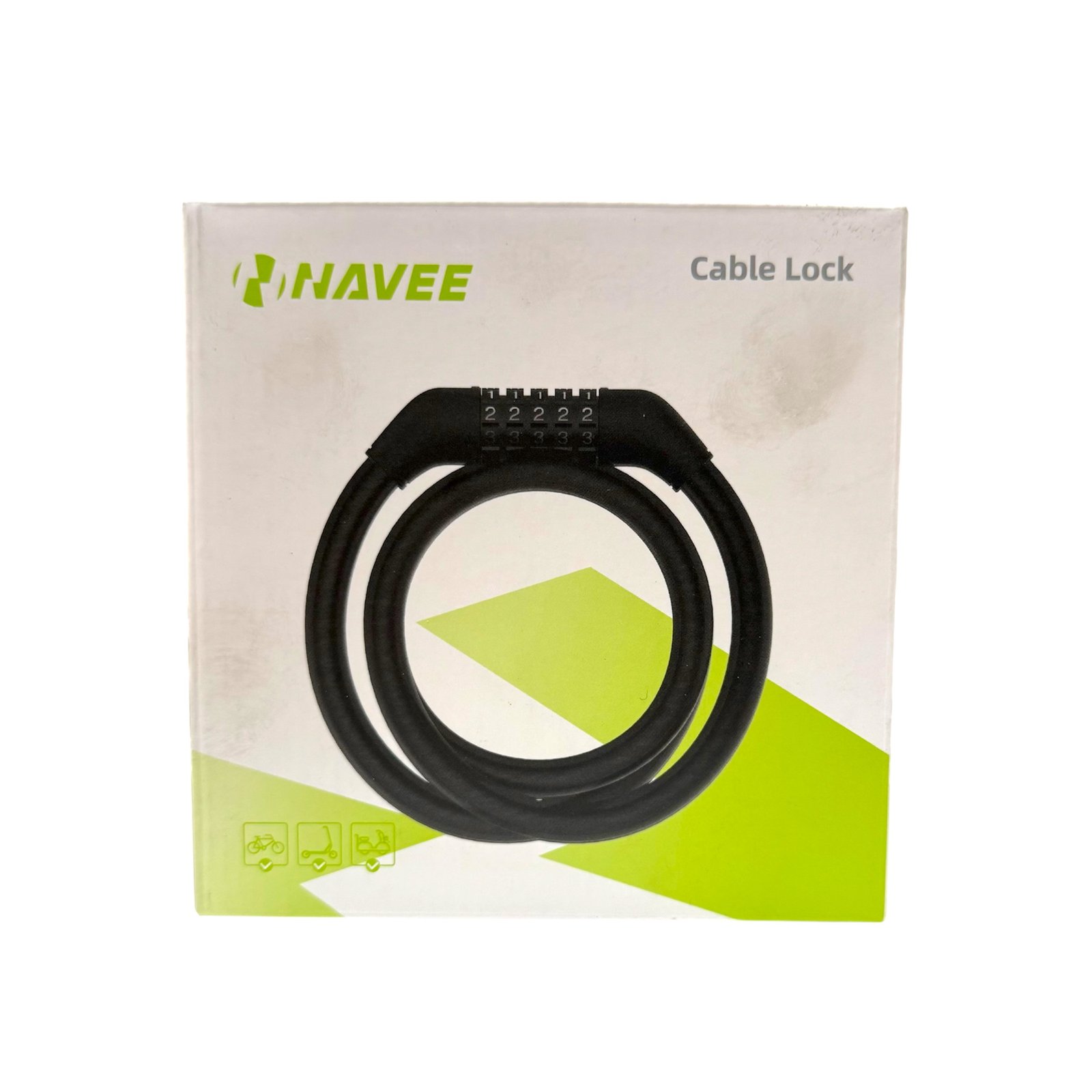 Candado de seguridad con contraseña de 5 digitos [Navee] - RuedaQrueda