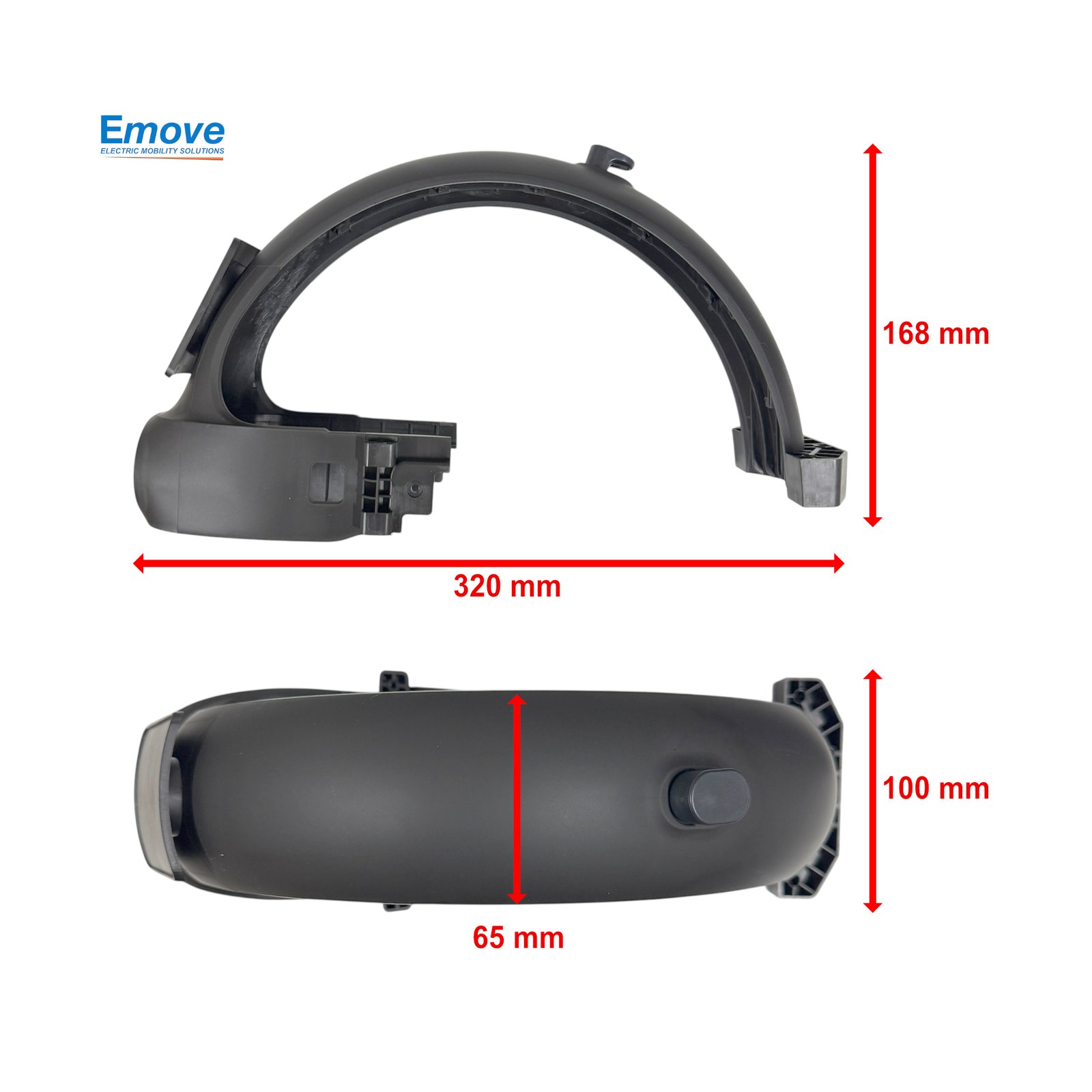 Guardabarros trasero para patinete Xiaomi Mi4 Pro Plus - RuedaQrueda