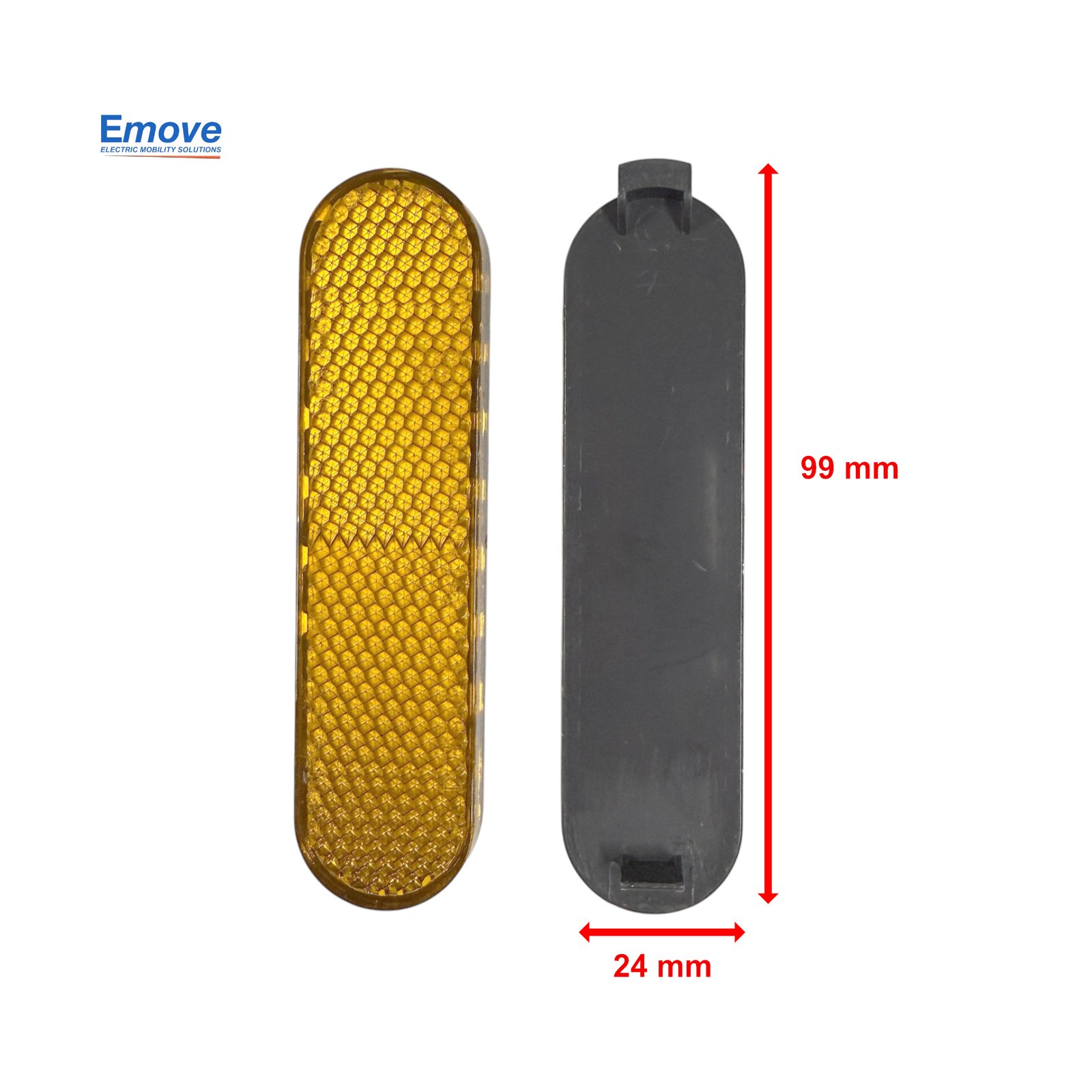 Tira reflectante para patinete Xiaomi MI5 / MI5 Pro / MI5 Max (2 uds) - RuedaQrueda