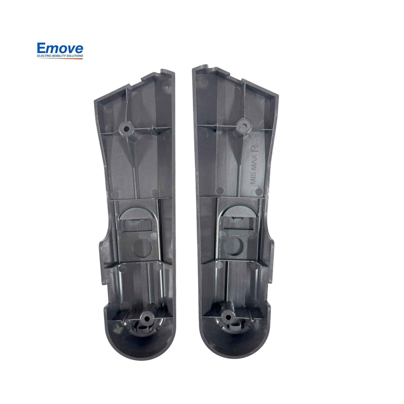 Tapa de rueda trasera c/tornillería para patinete Xiaomi MI5 Max (izq-der) - RuedaQrueda