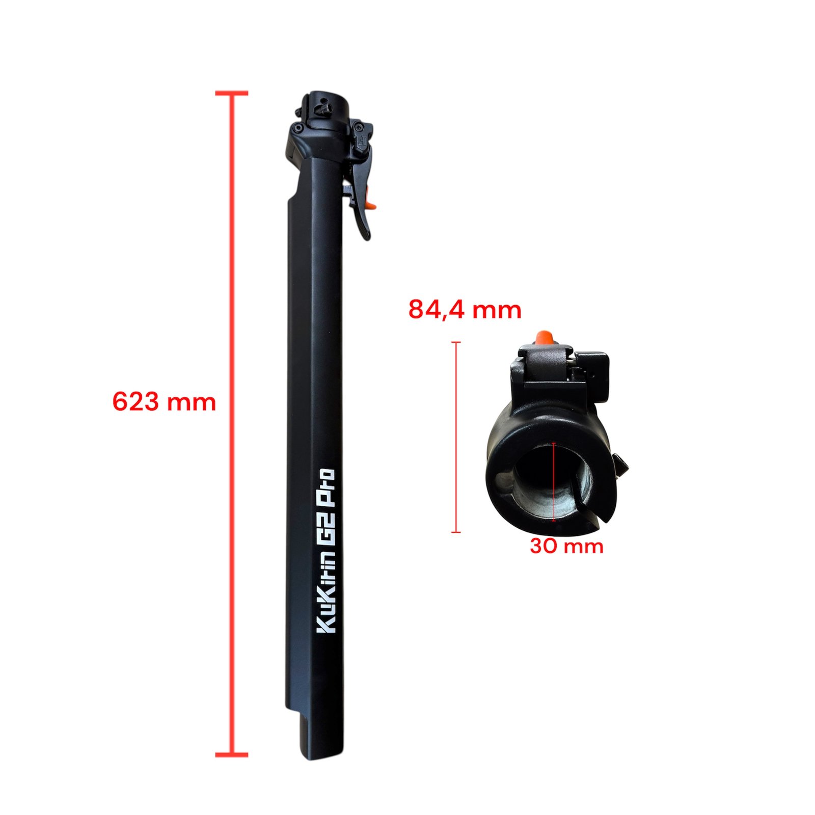 Mástil Para Patinete Kukirin G2 Pro Homologado Version 2024 - RuedaQrueda