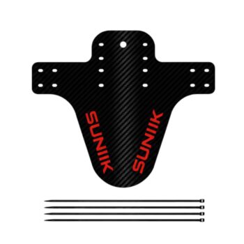 Guardabarros Universal Fibra Carbono Rojo