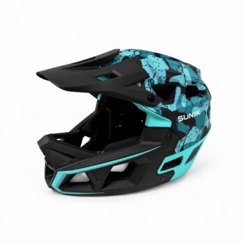 Casco Integral Talla L Color Azul Gris