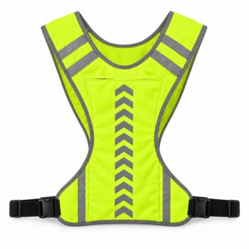 Chaleco Reflectante Ajustable con Bolsillo Verde