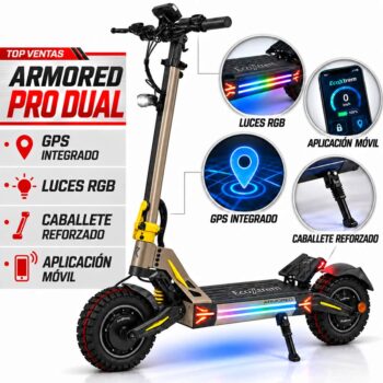 Ecoxtrem Armored PRO Dual 24 Ah – DGT Homologado 2027 (Bronce)