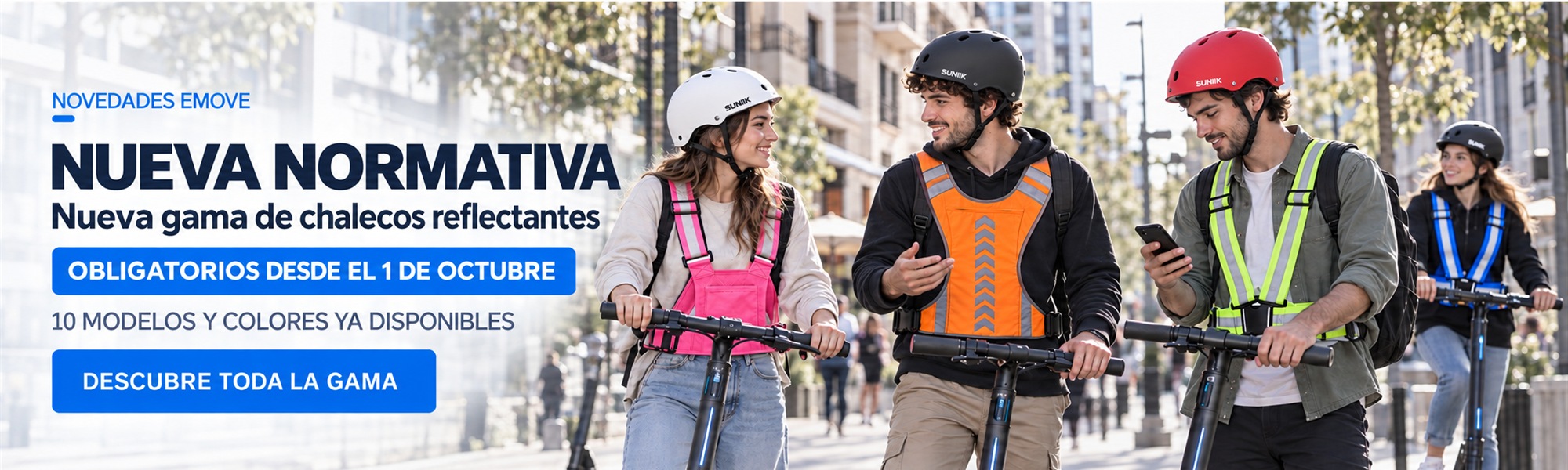 Nueva gama de chalecos reflectantes
